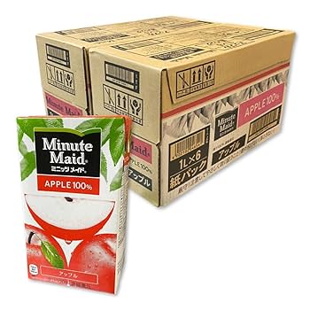 お菓子まとめ売り ミニッツメイド Amazon.co.jp: コカコーラ ミニッツメイド アップル 100% (1L 紙